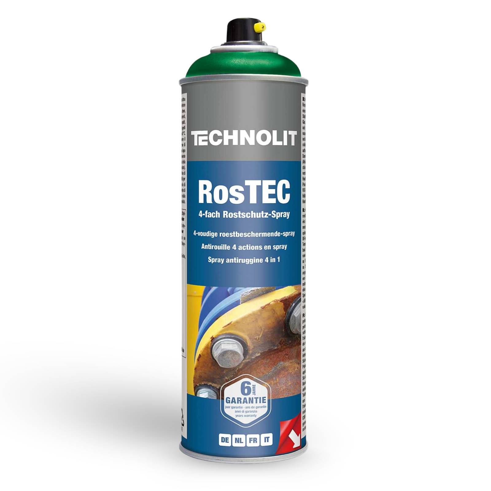 TECHNOLIT Rostschutz Spray RosTEC RAL 500 ml - Farbe:moosgrün