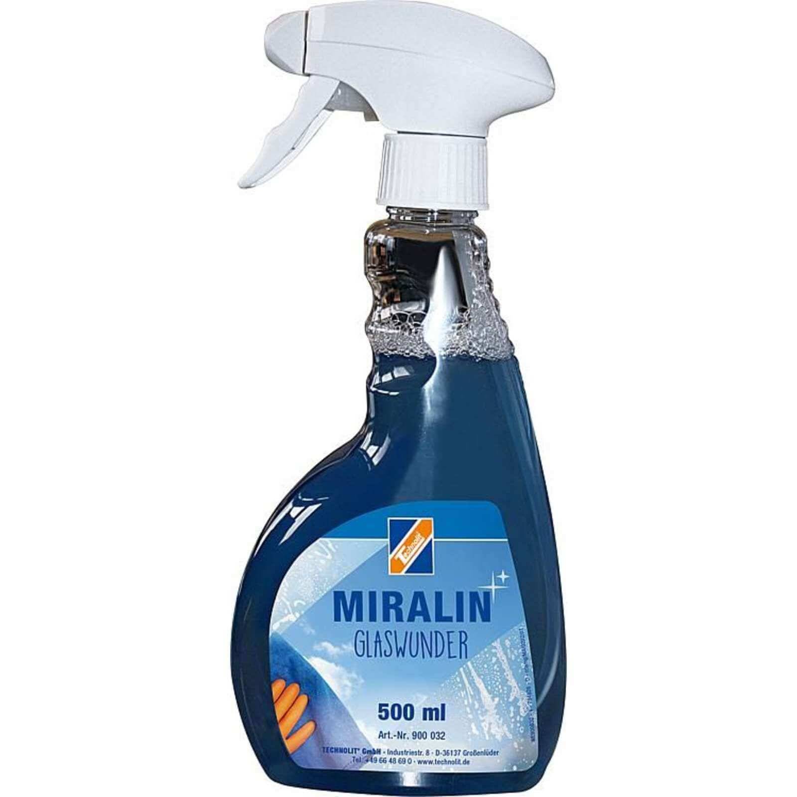 TECHNOLIT Glasreiniger Miralin-Glaswunder - Inhalt:0.5 Liter