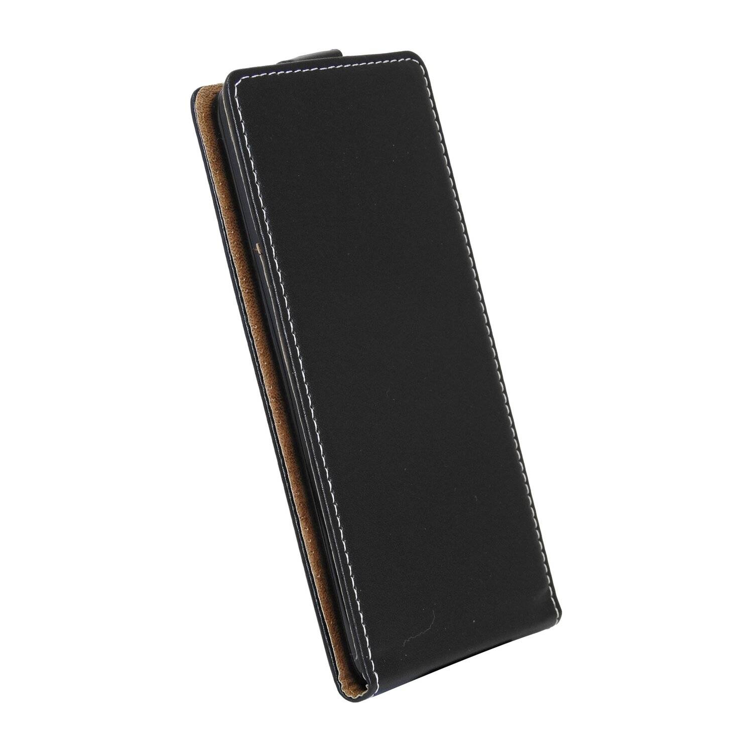 Flip Case für Samsung Galaxy S21 Ultra (G998B) Handy Tasche vertikal aufklappbar Schutzhülle Klapp Hülle Schwarz