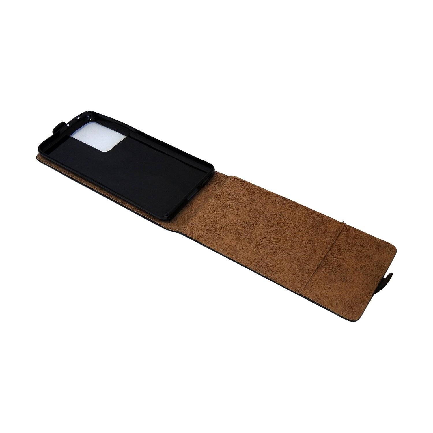 Flip Case für Samsung Galaxy S21 Ultra (G998B) Handy Tasche vertikal aufklappbar Schutzhülle Klapp Hülle Schwarz