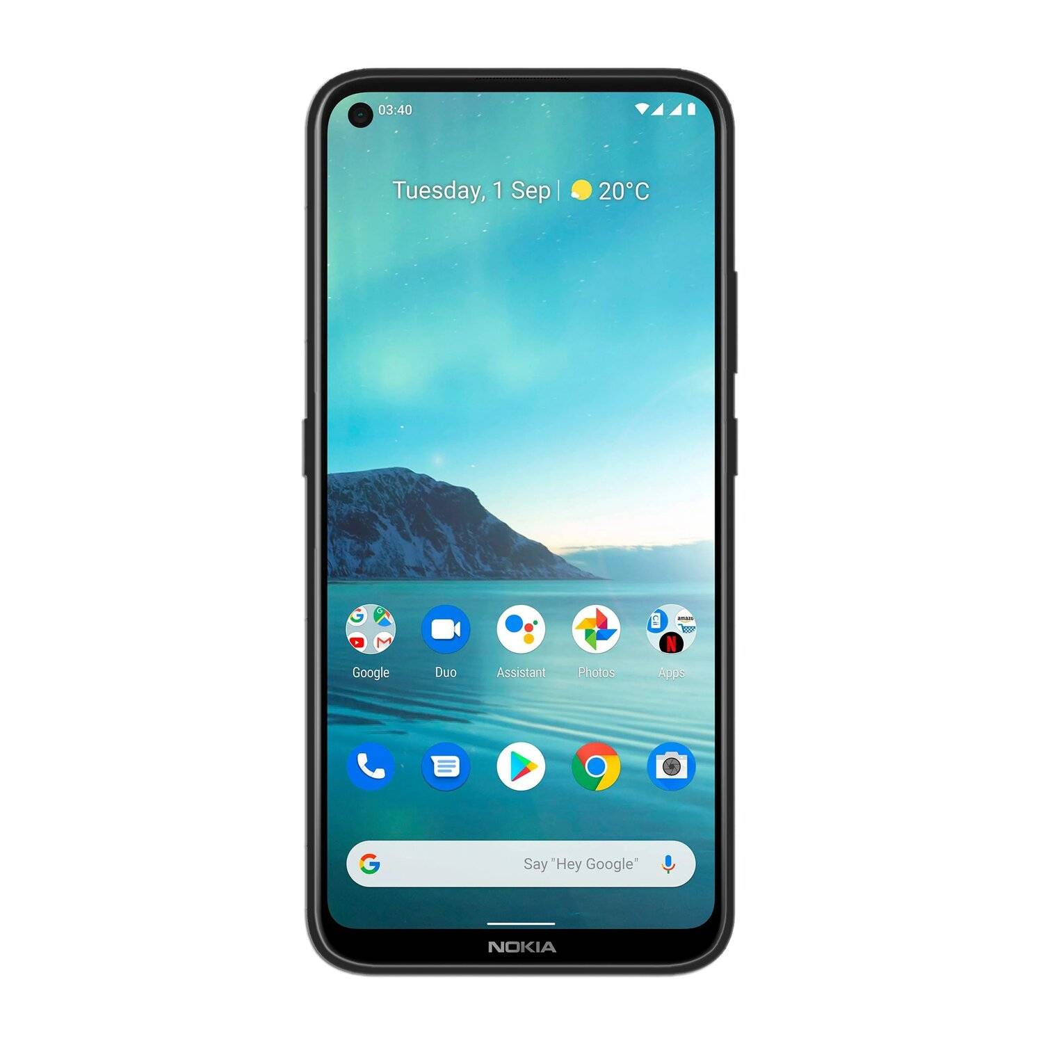 cofi1453® Silikon Hülle Basic kompatibel mit Nokia 3.4 Case TPU Soft Handy Cover Schutz Schwarz