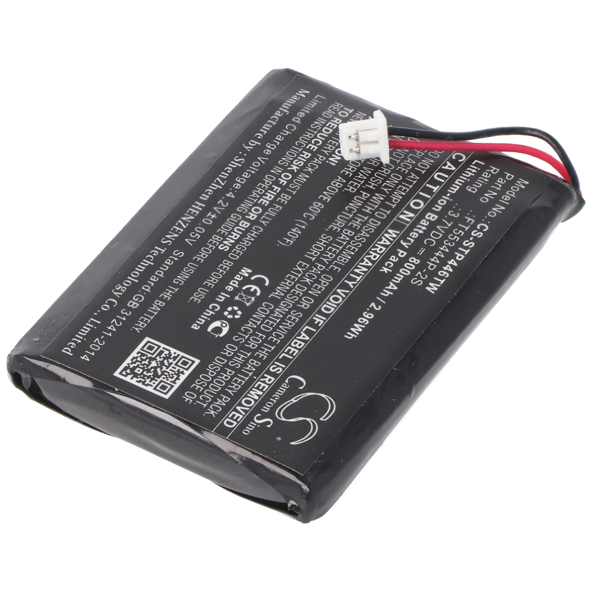 Akku passend für den Stabo freecomm 600 Set, PMR 446, 20640, Topcom Twintalker 7100