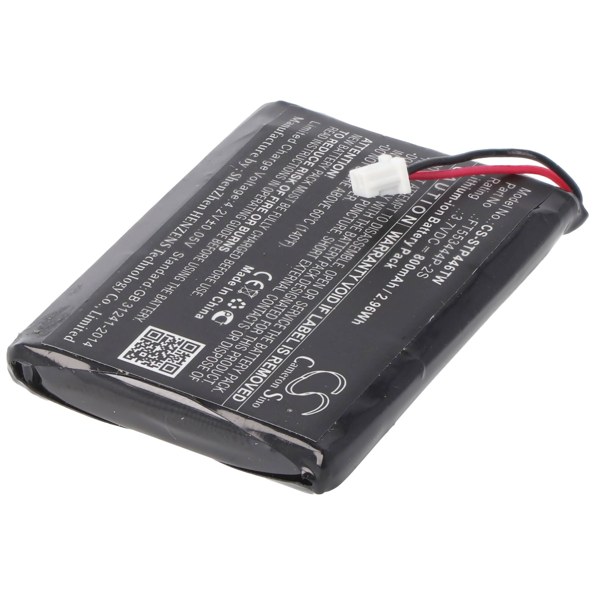 Akku passend für den Stabo freecomm 600 Set, PMR 446, 20640, Topcom Twintalker 7100