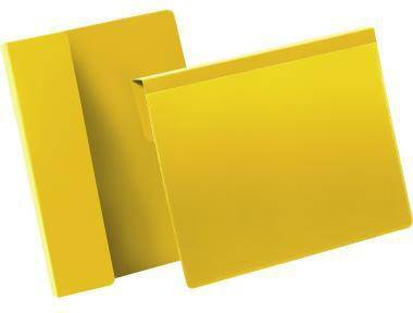 DURABLE Kennzeichnungstasche 172204 DIN A5 quer gelb 50 St./Pack.