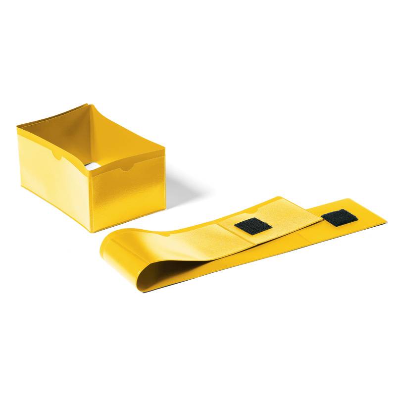 DURABLE Palettenfußbanderole 145 x 65 mm, gelb