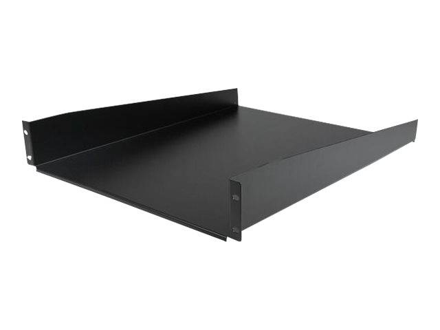 StarTech.com 2 HE 19 Fest montierbarer Fachboden für Server Rack/ Schrank bis 22 Kg - Fachboden für Serverschrank 2HE 19 Zoll 55 cm Tief - Rack - Re