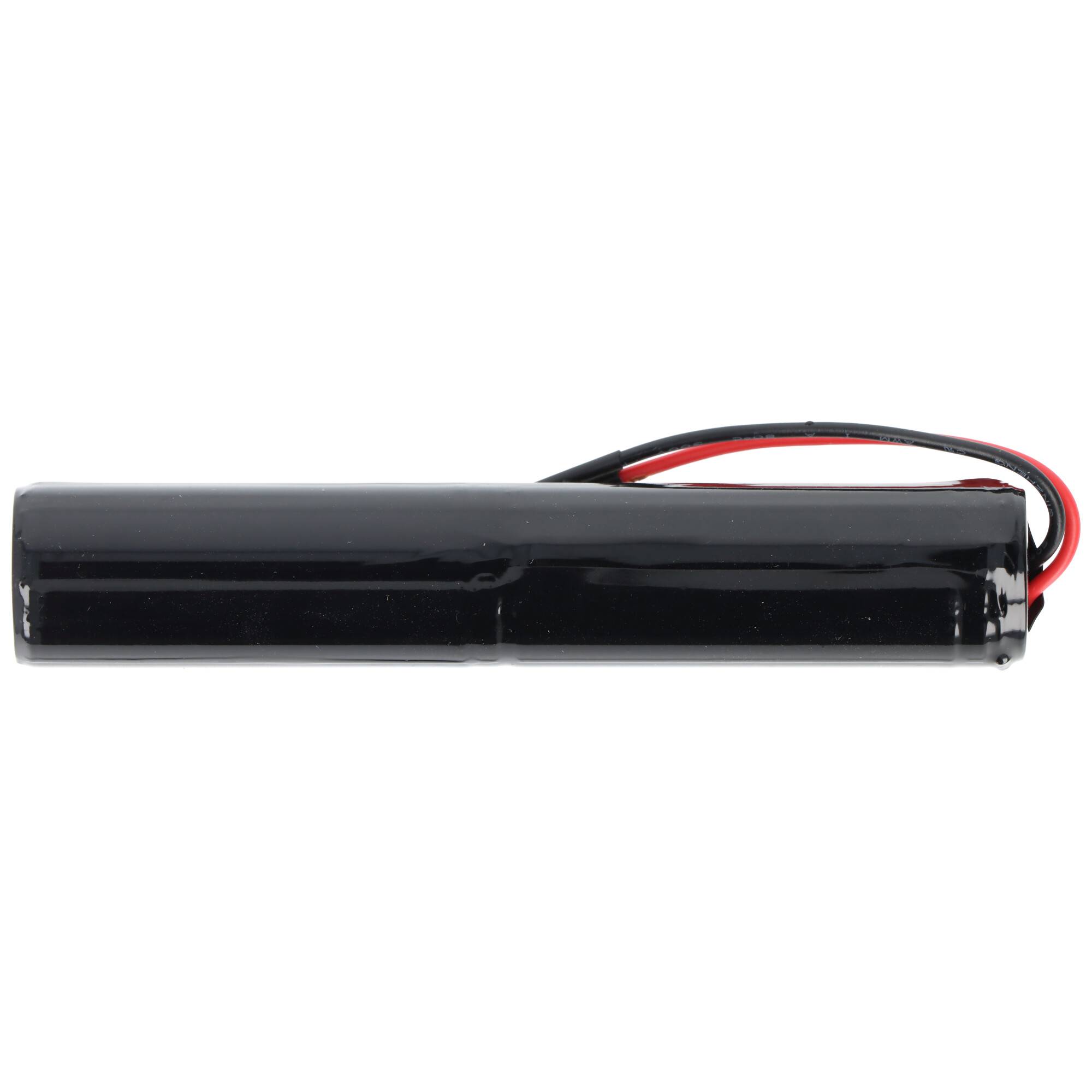 2S1P 7,2V-7,4V 2000mAh zylindrisch Li-Ion Akku mit BMS-Schutz und offenen Kabellitzen