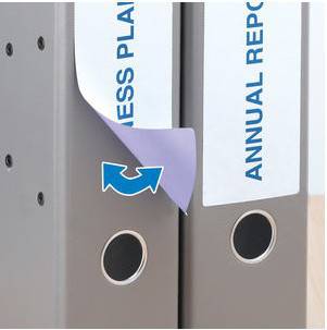 HERMA Special - Papier - matt - selbstklebend, entfernbarer Klebstoff - weiß - 192 x 59 mm 100 Etikett(en) (25 Bogen x 4