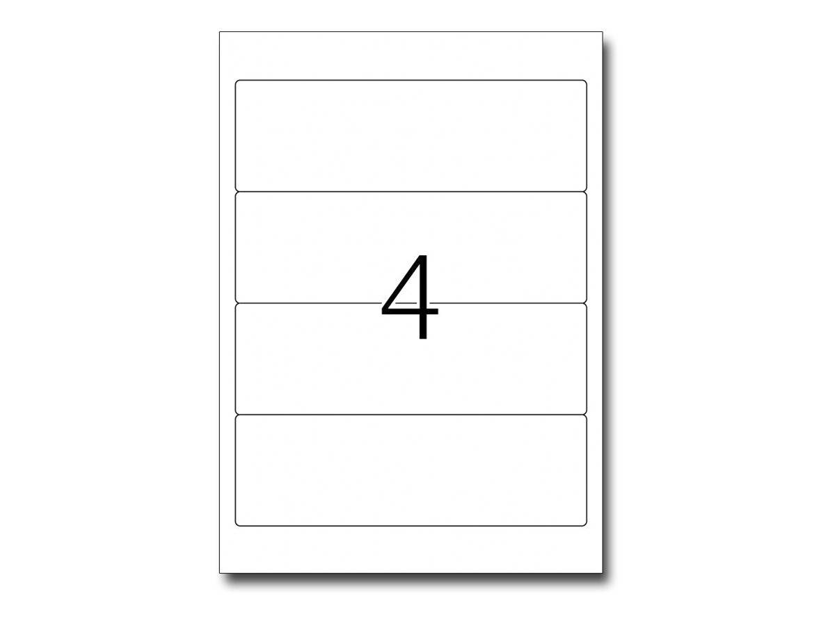 HERMA Special - Papier - matt - permanent selbstklebend - Blau - 192 x 61 mm 400 Etikett(en) (100 Bogen x 4)