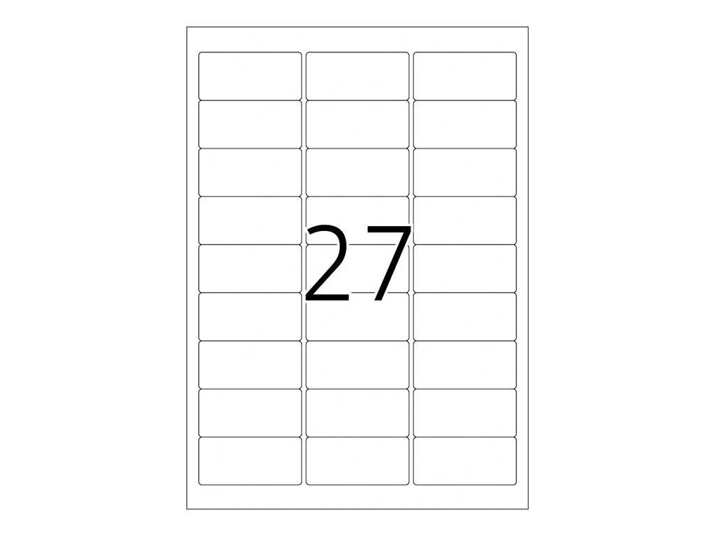 HERMA Special - Papier - matt - permanent selbstklebend - Leuchtendes Gelb - 63.5 x 29.6 mm 540 Etikett(en) (20 Bogen x 27)