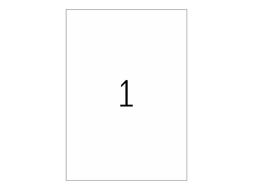 HERMA Special - Matt - permanent selbstklebend - durchsichtig - A4 (210 x 297 mm)