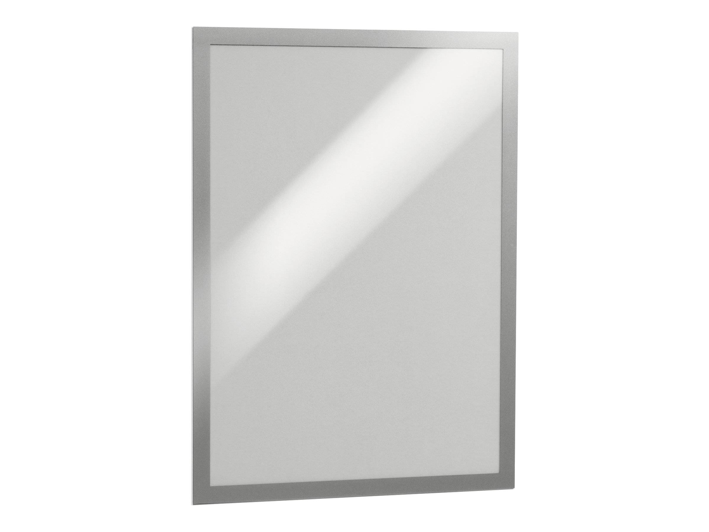 DURABLE DURAFRAME - Dokumentenhalterung - für A3 - doppelseitig - Silber (Packung mit 2)