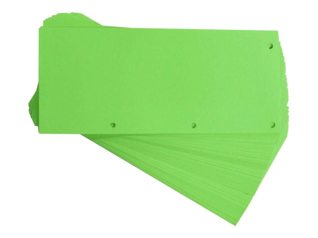 ELBA DUO - Trennelement - für 240 x 105 mm - mit Register - grün (Packung mit 60)