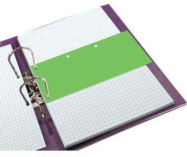 Oxford Trennstreifen Duo 400014012 160g Karton grün 60 St./Pack.