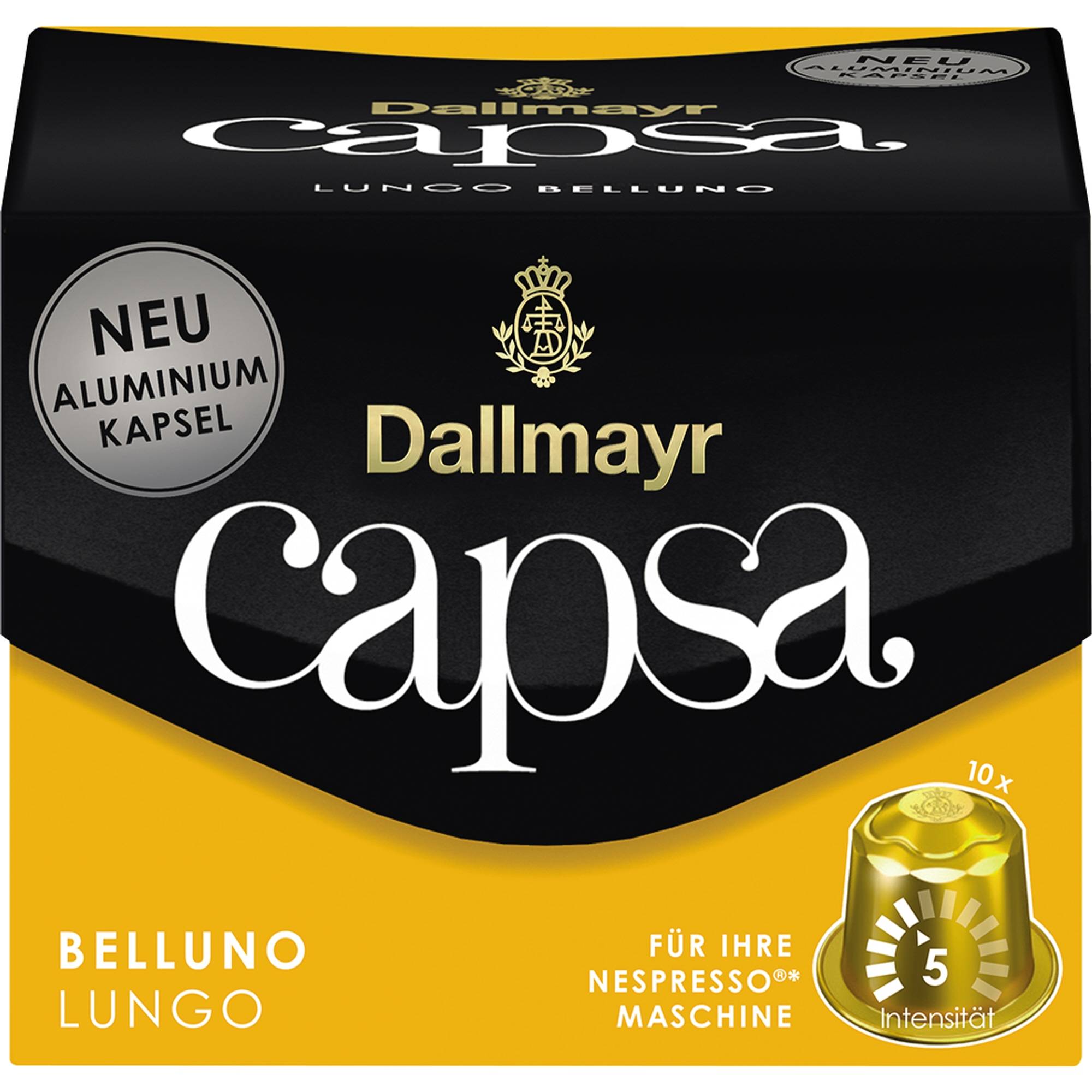 Dallmayr Kaffeekapsel capsa Lungo Belluno 105000000 10 St./Pack.