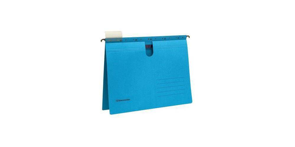 Soennecken Hngehefter DIN A4 220g/m Recyclingkarton blau 25 St./Pack.