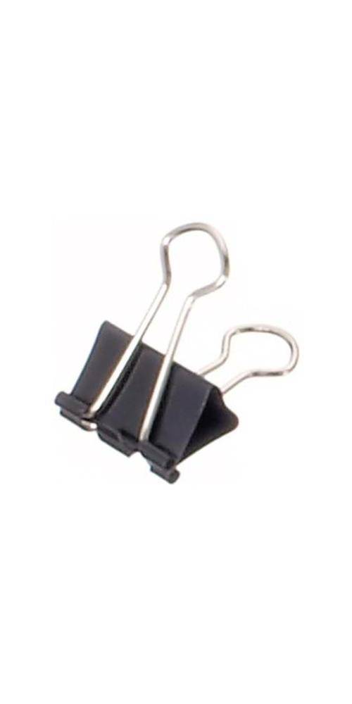 MAUL Foldbackklemmer y 19mm 7mm Federstahl schwarz 12 St./Pack.