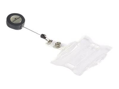 DURABLE - Namensschildhalterung - für 54 x 85 mm - durchsichtig (Packung mit 10)