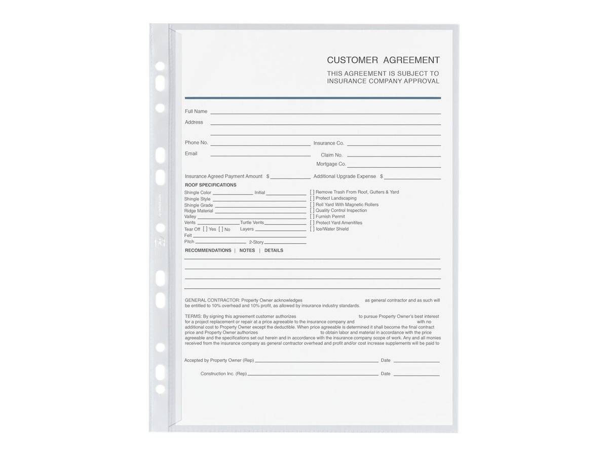 ELBA Schutzhülle - für A4 - durchsichtig (Packung mit 100)