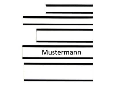 Franken GmbH FRANKEN - Schildhalterung - für 75 x 30 mm - magnetisch - braun (Packung mit 10)