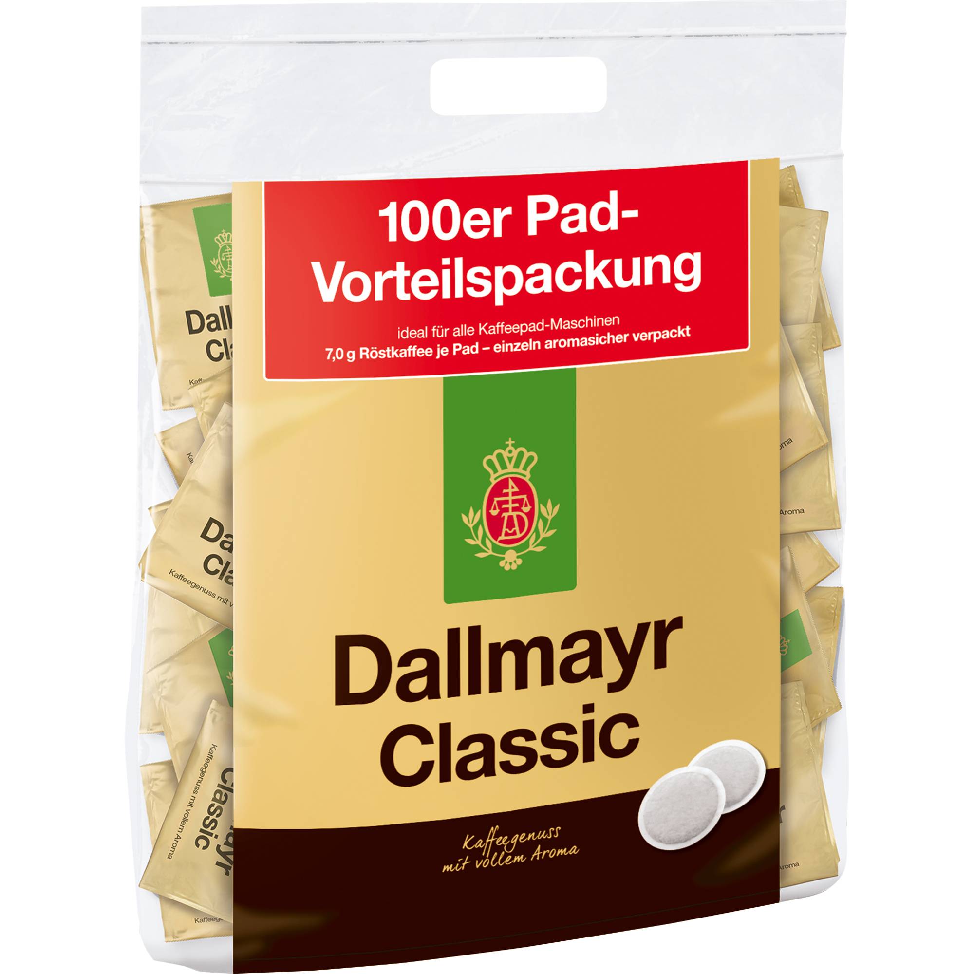 Dallmayr Kaffeepad Classic 145000000 100 St./Pack.