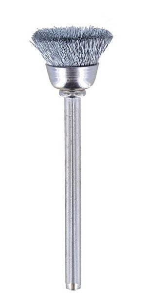 Ein silberfarbener Pinnwandnagel mit einem zylindrischen Griff und einer scharfen Spitze.