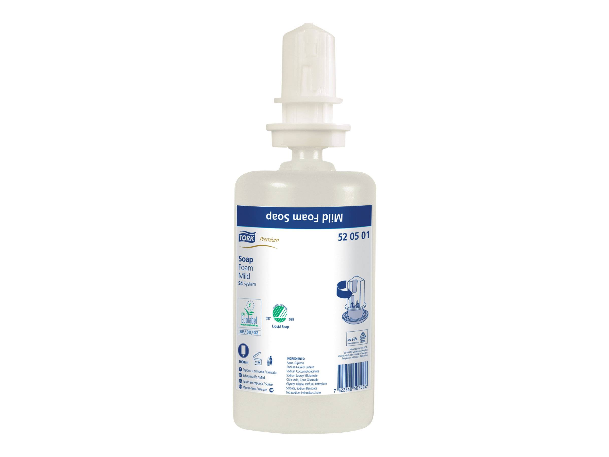 Tork Premium Mild S4 - Seife - Schaum - Patrone