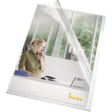 Bene Aktenhülle 204825CL DIN A4 110mic PP tr 25 St./Pack.