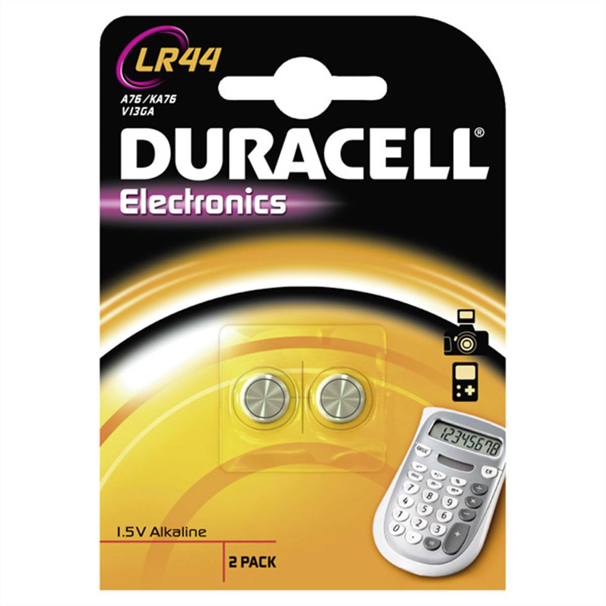 Duracell Electronics LR44 - Batterie 2 x LR44