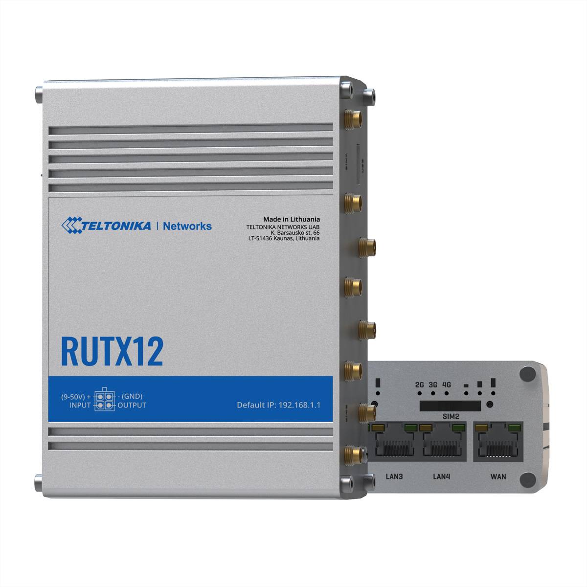TELTONIKA RUTX12 Dual LTE CAT 6 Industrie Router