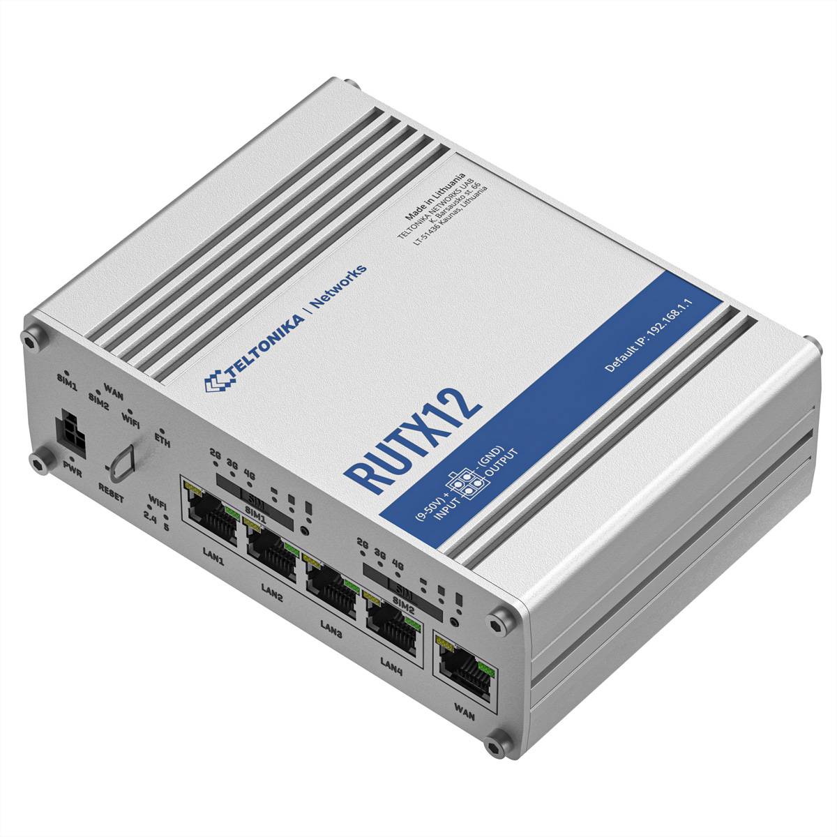 TELTONIKA RUTX12 Dual LTE CAT 6 Industrie Router