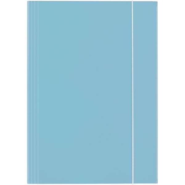 Sammelmappe PastellColor Karton glanzkaschiert A3 Himmelblau