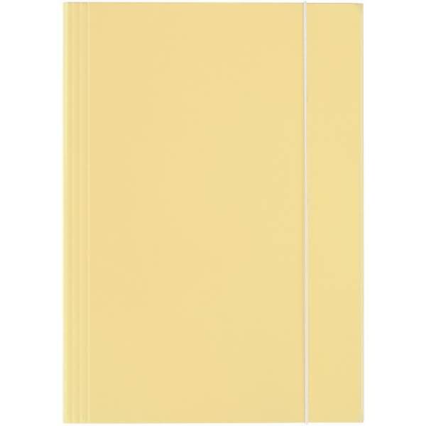 Sammelmappe PastellColor Karton glanzkaschiert A3 Vanillegelb