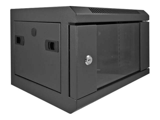 DeLOCK - Gehäuse - geeignet für Wandmontage - Schwarz - 4U - 25.4 cm (10")