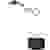 BRILLIANT Daria Pendelleuchte mit Auslegearm schwarz Innenleuchten,Pendelleuchten | 1x A60, E27, 40W, geeignet für Normallampen (nicht enthalten)