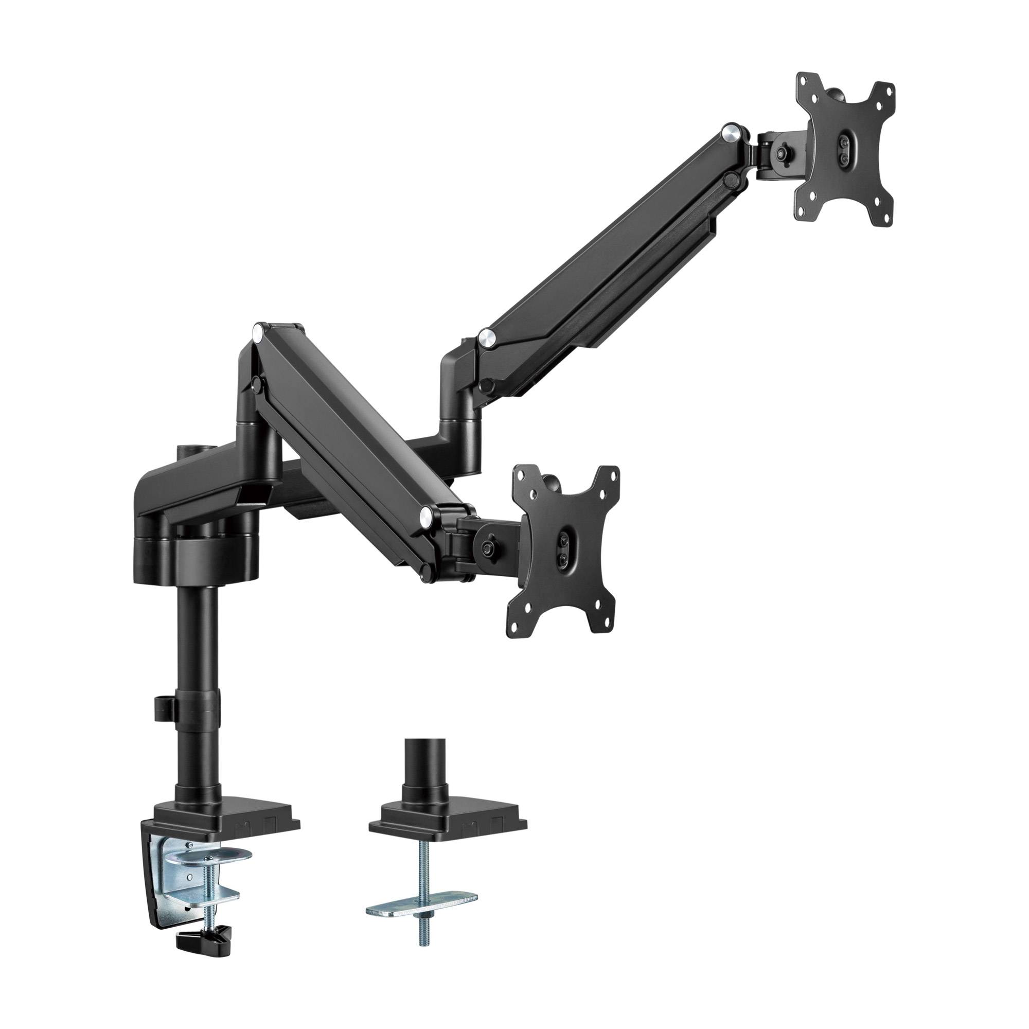 INLINE - Tischhalterung mit Lifter - für zwei Monitore bis 82cm (32"") - 9kg