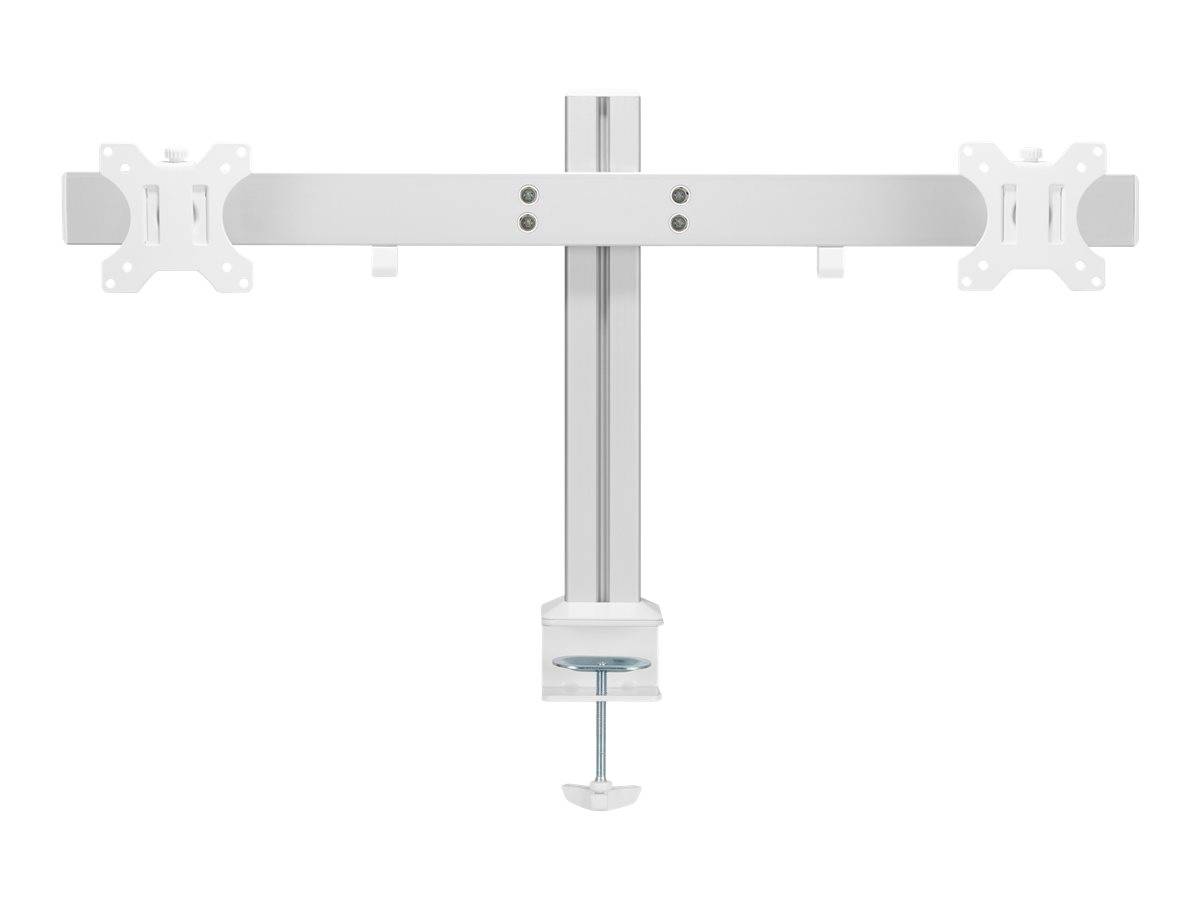 InLine Aluminium Monitor-Tischhalterung für 2 Monitore bis 32" - 8kg - Tischmont