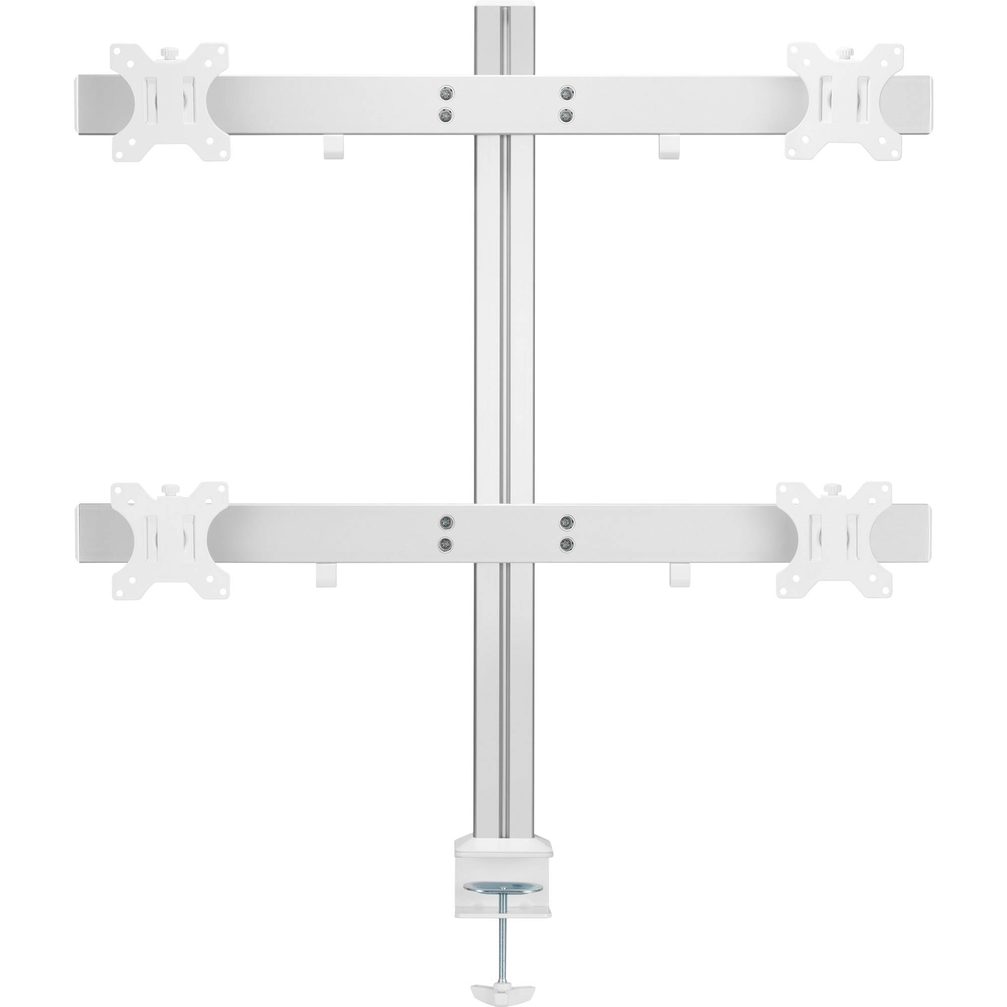 INLINE - Aluminium Monitor-Tischhalterung für 4 Monitore bis 32"" - 8kg