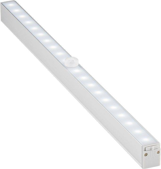 Goobay LED-Unterbauleuchte mit Bewegungsmelder - ideal für Schränke, Vitrinen, Schubladen, Korridore & Garagen
