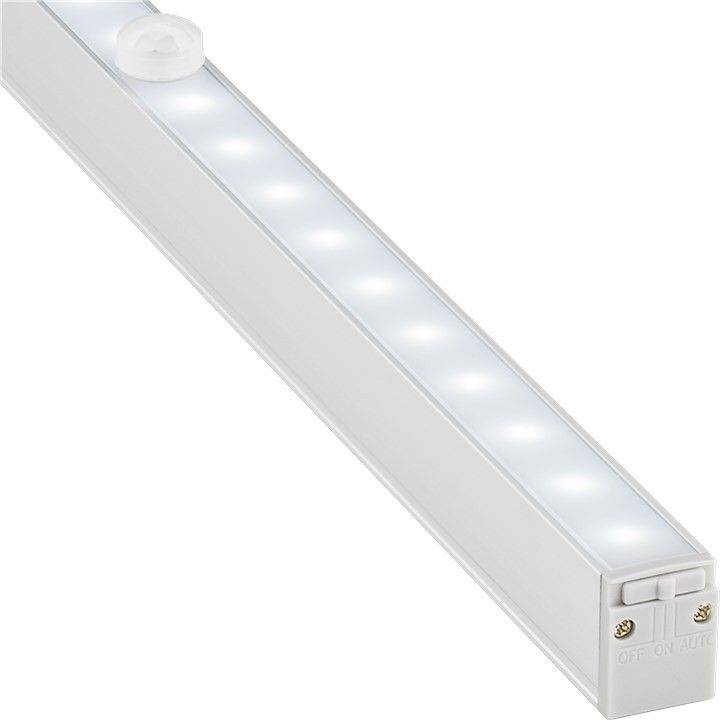 Goobay LED-Unterbauleuchte mit Bewegungsmelder - ideal für Schränke, Vitrinen, Schubladen, Korridore & Garagen