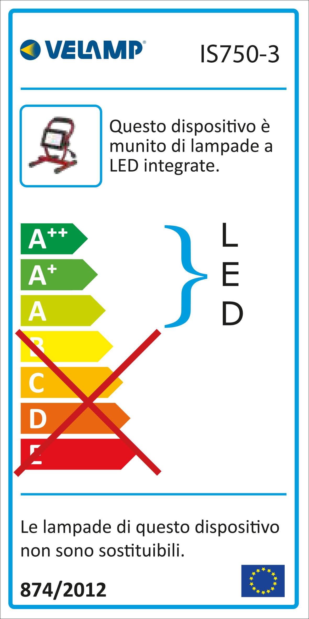 Arbeitsleuchte mit max. 20W LED mit Kabel 1,5m Lichtleistung max. 1600 Lumen, 6500K weißes Licht