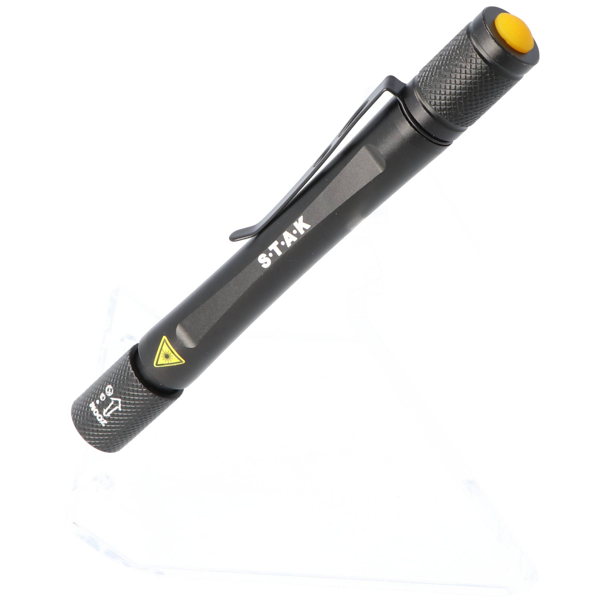 LED-Leuchtstift mit einer CREE XPG fokussierbar, max. 100 Lumen 5W inklusive 2 AAA Micro Alkaline Batterien