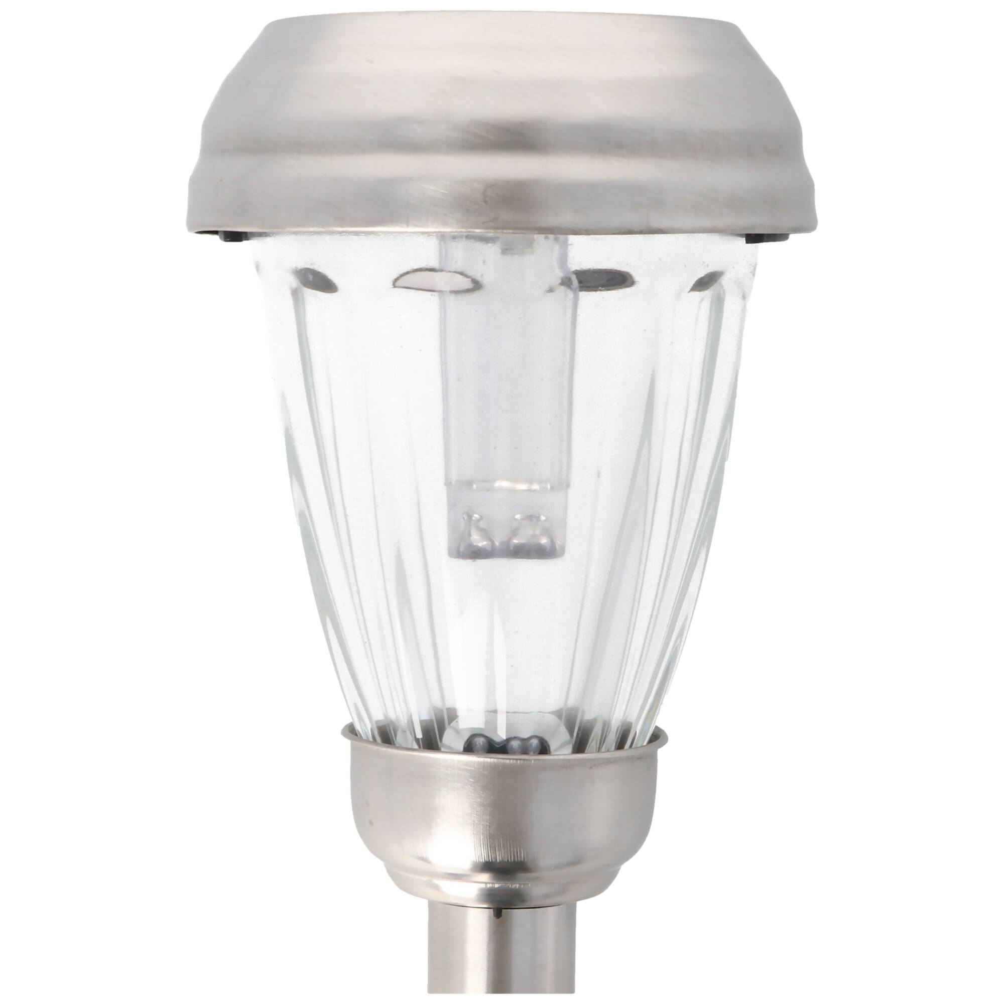 4er Set LED Solar-Wegeleuchte mit bis zu 3 Lumen, rostfreier Edelstahl, mit Standard NiMH Akku, GL049EZ