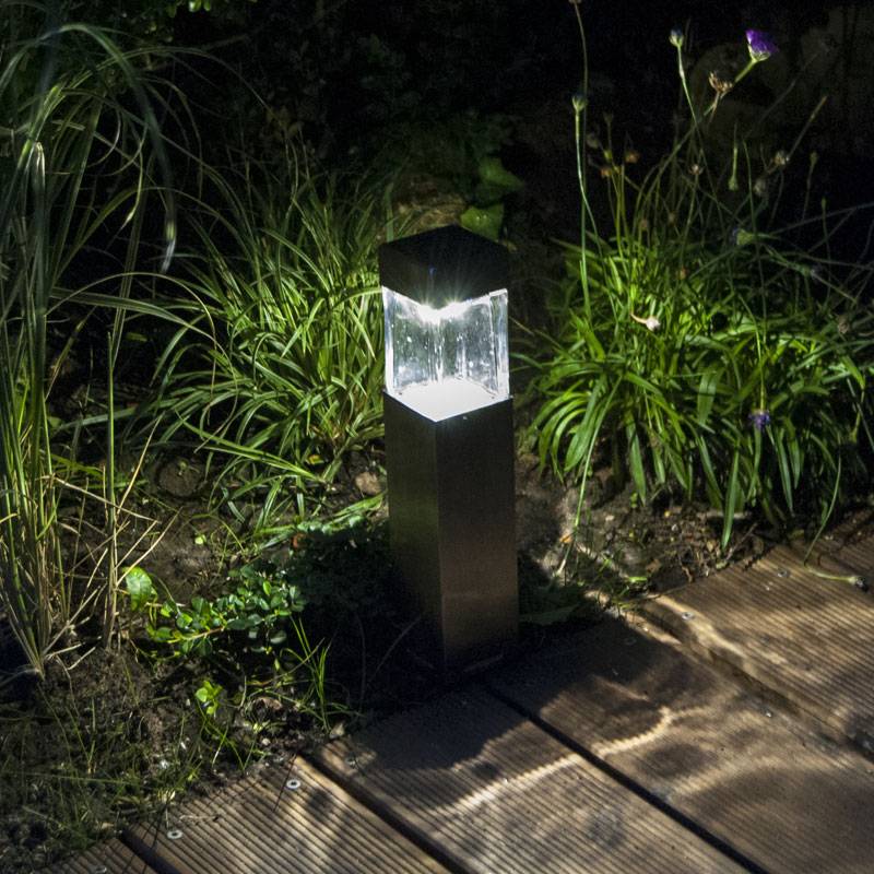 4er Set LED Solar-Wegeleuchte GL004NP4EZ, rostfreier Edelstahl, mit Standard NiMH Akku, ähnlich GL004NP4DU