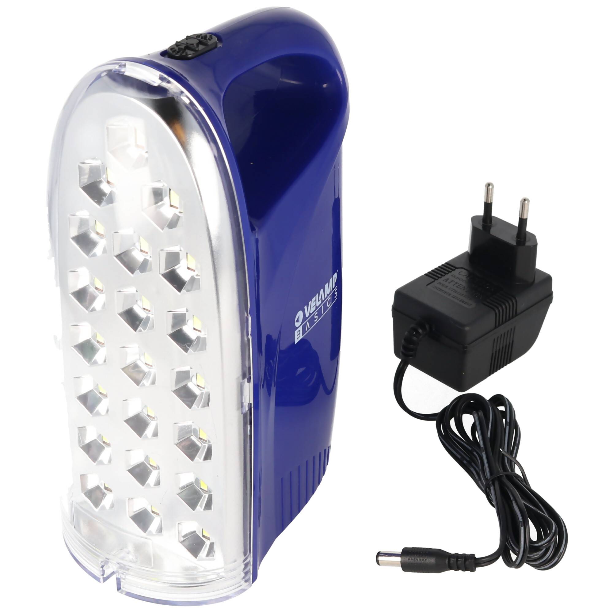 IR312 LED-Lampe Anti Black Out, tragbare wiederaufladbare Notleuchte mit externem Ladegerät, 250 Lumen, mit Stromausfall