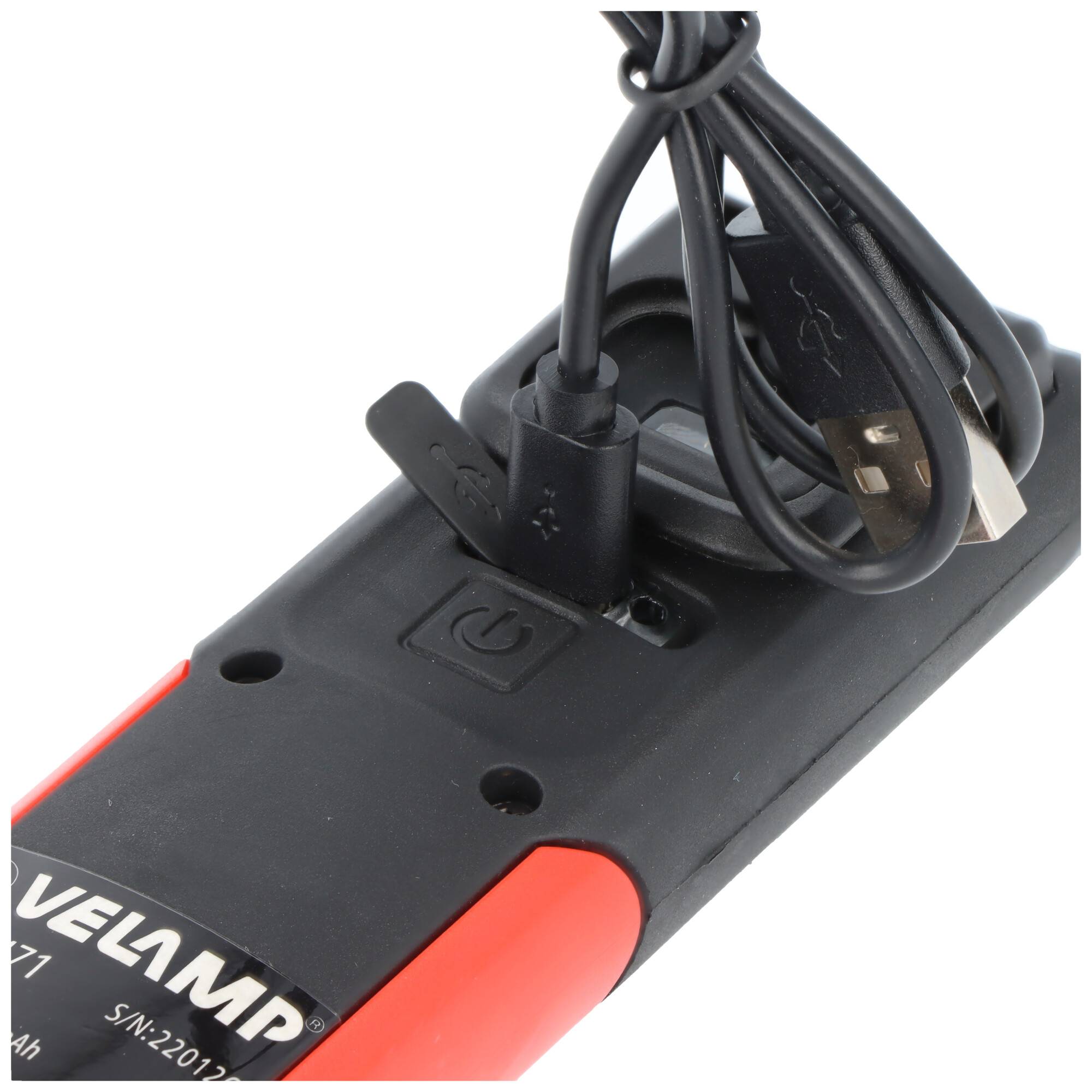 Multifunktionale LED-Arbeitsleuchte, wiederaufladbar per USB, 2in1 Arbeitsleuchte, Panelleuchte und Taschenlampe, mit Ma