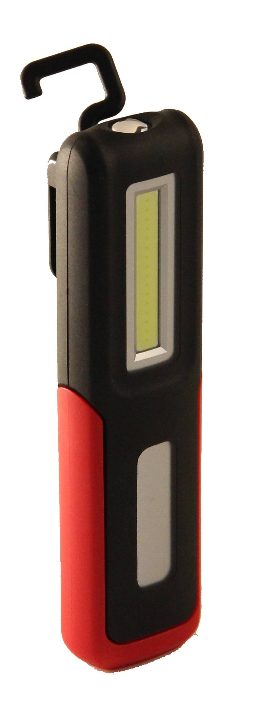 Multifunktionale LED-Arbeitsleuchte, wiederaufladbar per USB, 2in1 Arbeitsleuchte, Panelleuchte und Taschenlampe, mit Ma