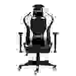Hyrican Striker Tank Gaming Stuhl, Kunstleder, 3D-Armlehnen, Stahlrahmen, schwarz/weiß