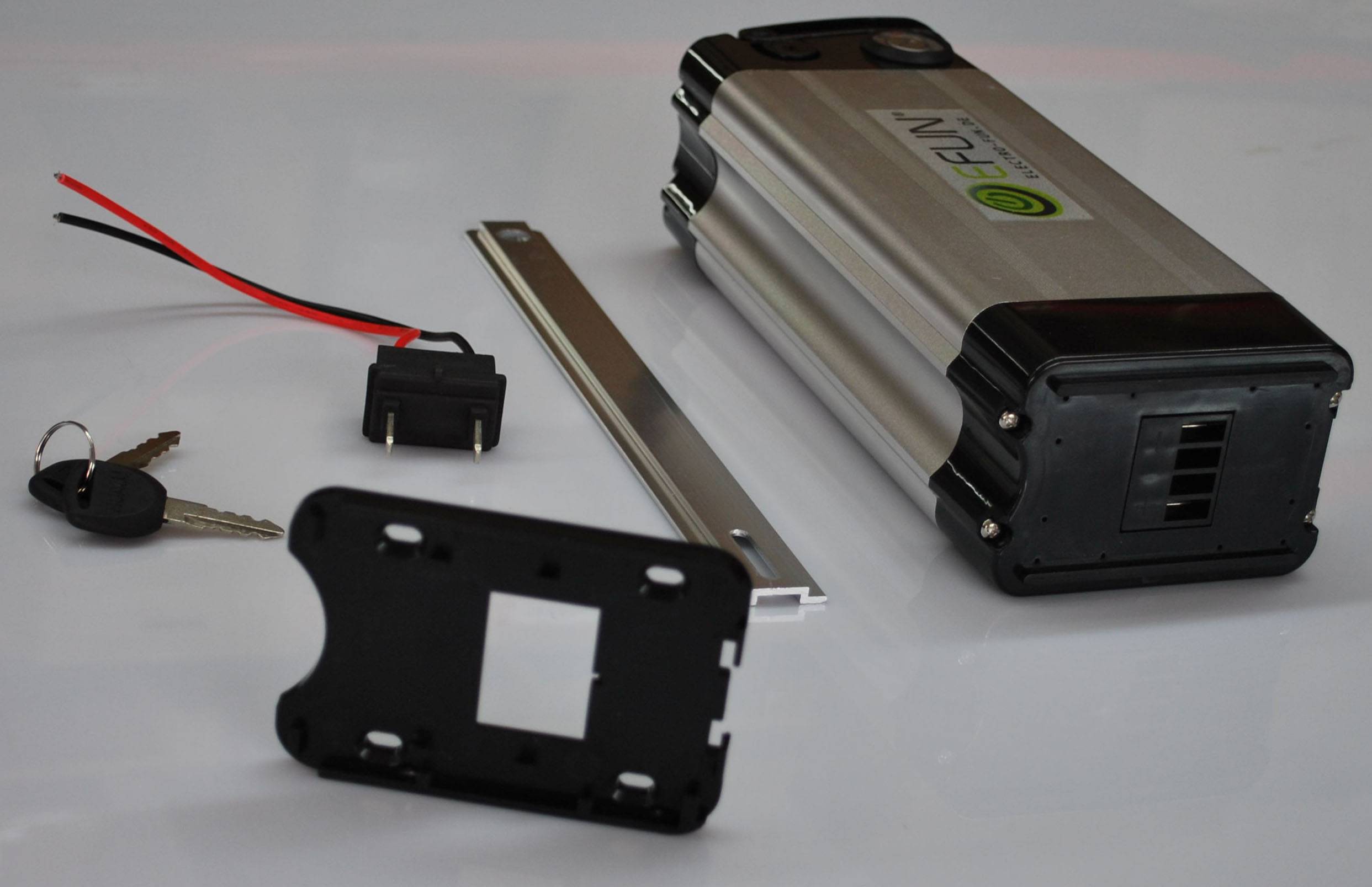 Akku Lithium Ionen  36 Volt 10 Ah SILVER FISH E-Bike E-FUN