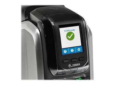 Zebra ZC300 - Plastikkartendrucker - Farbe - Duplex - Thermosublimation/thermische Übertragung - CR-80 Card (85.6 x 54 m